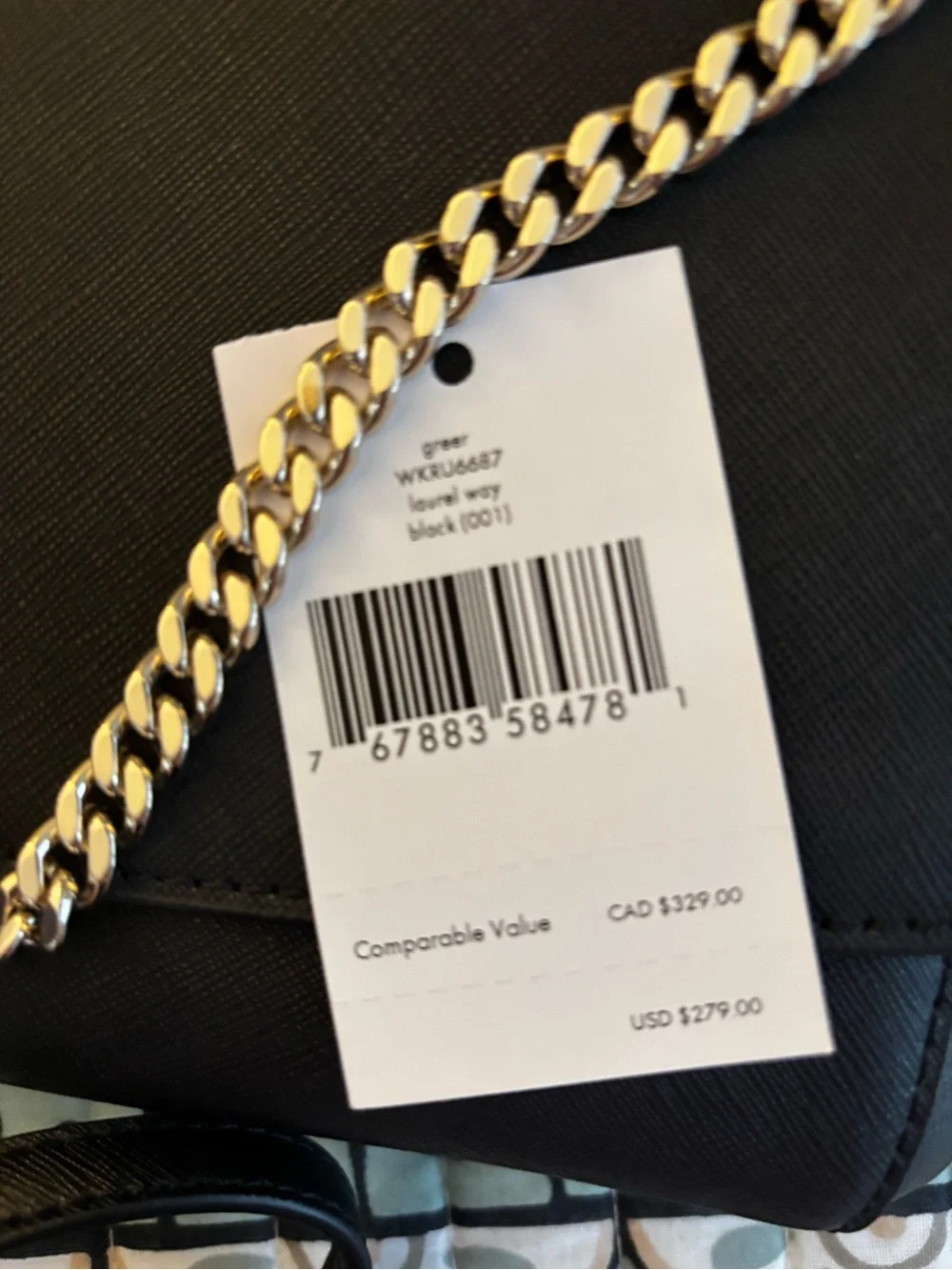 Kate Spade Laurel Way Greer Crossbody-Black